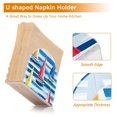 thumbnail image 5 of Yayeee Napkin Holder for Table Set of 2 Kitchen Paper Tissue Organization, Green Sailboats, 5 of 8