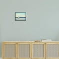 thumbnail image 2 of Stupell Industries Serene Summer Sailboat Drifting Ocean Hills Design Paintings Black Framed Art Print Wall Art, 20x16, by Denise Brown, 2 of 5