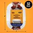thumbnail image 4 of Bakeo Oven-Ready Parchment Paper, Pre-Cut Baking Liners, 13" X 9", Half-Roaster, 14 Pack, 4 of 5