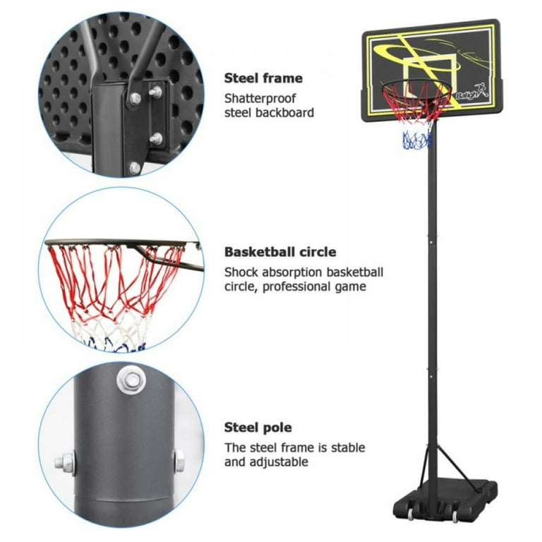 Lifetime Crank Adjust Bolt Down Basketball Hoop (54Inch