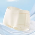 thumbnail image 6 of IFNWSV Mid Rise Seamless Underwear Breathable High Stretch Lift Butt Bikini Panties for Women Comfort Fit Yellow XL, 6 of 7