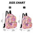 thumbnail image 3 of Fashion Quilted Backpack for Women Lightweight Travel Daypack Casual Bag for Shopping Travel Fruit and Little Ghosts S, 3 of 7
