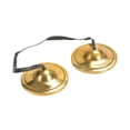 thumbnail image 3 of Tingsha Cymbal Bell Buddhist Tingsha Símbolos de 65 cm Diámetro Instrumento de percusión Toy para amigos Meditación CHIME Bells D, 3 of 8