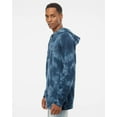 thumbnail image 2 of Independent Trading Co. Midweight Tie-Dyed Hooded Sweatshirt PRM4500TD Tie Dye Navy XL, 2 of 5