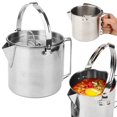 thumbnail image 4 of Khall Stainless Steel Kettle,Coffee Pot,Outdoor Stainless Steel Durable Eco Friendly Portable Water Kettle Multiple Use Coffee Pot, 4 of 8