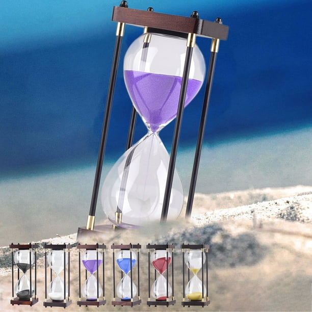 Reloj de arena de 30 minutos para niños - Temporizador de arena duradero y educativo con diseño anticaída para aprender, jugar y gestionar el tiempo