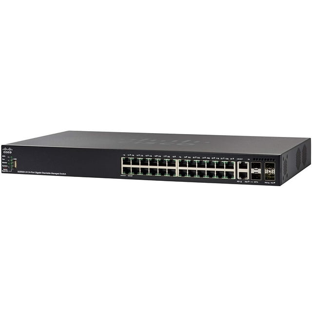 Cisco SG550X-24 24-Port Gigabit Stackable Managed Switch