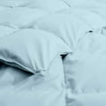 thumbnail image 5 of Peace Nest All Season Lightweight & Medium Weight White Goose Feather Down Comforter Duvet Insert California King - Blue Lightweight, 5 of 5