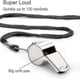 thumbnail image 2 of Whistle, Stainless Steel Extra Loud Sports Whistle With Lanyard, 2 of 3