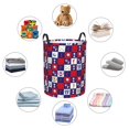 thumbnail image 4 of Fuzoiu golf Print Circular Hamper,Laundry Basket with Handle,Collapsible Laundry,Dirty Clothes Storage Basket,for Bedroom Bathroom Dorm Living Room-Small, 4 of 6