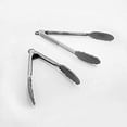 thumbnail image 2 of ExcelSteel Pinces en Acier Inoxydable Durables pour Barbecue et Cuisine, 9 Pouces/12 Pouces, Gris, 2 of 3