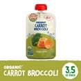 thumbnail image 2 of (4 pack) Earth's Best Organic Stage 2 Baby Food, Carrots Broccoli Veggie Puree, 3.5 oz Pouch, 2 of 12