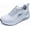 Whitegray, variant on Women's Wide Toe Box Walking Shoes with Arch Support for Plantar Fasciitis，Non Slip Cushioning Tennis Sneakers Foot Pain Relief