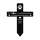thumbnail image 1 of Marcador de tumba para perro, estampado de pata de cementerio de estaca de jardín, marcador de tumba para mascota conmemorativa, estaca de placa para, 1 of 8