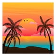 thumbnail image 1 of Sea Sunset Oil Paint by Numbers Hand Painted Frameless Picture Home Ornament Kit, 1 of 9