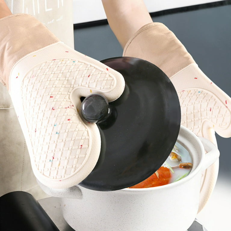 1X Silicone Pot Holder Mini Oven Mitt Kitchen Heat Resistant