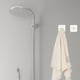 thumbnail image 2 of Estante organizador de toallas de baño y cocina sin perforaciones (blanco), 2 of 6