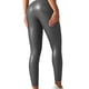 thumbnail image 2 of Mallas de cuero para mujer Qarigey Pantalones pitillo de Yoga de cintura alta, 2 of 6
