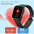 thumbnail image 5 of Kids Smart Watch 1.85" Upgrade - Fitness Tracker with Heart Rate Sleep Monitor Pedometer, 100+ Sports Modes, 12 Puzzle Games, Activity Tracker for Boys Girls Teens Aged 6-15 Outdoor Fun (Black), 5 of 10