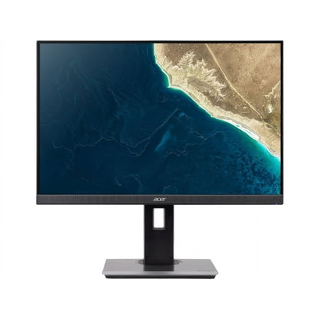 UPC: 0191114672709 | Acer Professional Series B247W 24  Black IPS LED Monitor 1920 x 1200 Widescreen 16:10 4ms Response Time 300 cd/m2 1000:1 HDMI VGA DisplayPort USB Hub 3.0 Speakers