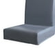 thumbnail image 4 of Funda Elástica Extraíble con Funda Elástica Funda de Asiento de Silla de Comedor Corta para Decoración de Cuero Gris BLESIY Funda impermeable para silla de comedor., 4 of 7