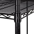 thumbnail image 6 of Seville Classics UltraDurable® 4-Tier NSF Steel Wire Shelving, 60" W x 24" D x 76" H, Black, 6 of 12