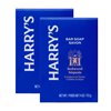 Harry's Bar Soap for Men - Redwood Scent, 4 oz Body Soap Bars, 2 Pack