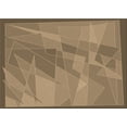 thumbnail image 1 of Ahgly Company Indoor Rectangle Patterned Peru Brown Area Rugs, 6' x 9', 1 of 6