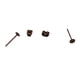 thumbnail image 4 of 200pc 4mm Tapón Para Los Oídos Tapones Para Verscluss Ear Stud Earring Cuelga Los Hallazgos De Joyería Para La Fabricación De Joyas Fabricación Bronce rojo Baoblaze Pendientes postes y respaldos, 4 of 8
