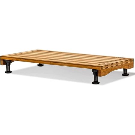 

Large Cutting Boards | Stovetop Cover With Juice For Kitchen | Large Wooden Butcher Block For Turkey Meat Vegetables BBQ With Adjustable Legs 11 X 21.25