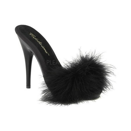 

Women s Fabulicious Poise 501F Marabou Slide