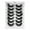 7 Pairs MY702, variant on 7 Pairs Faux Mink False Lashes - 3D Crisscross Frizzy Texture Multi-Layered Long Curly, Natural & Dramatic Look Strip Eyelashes for Women