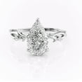 thumbnail image 3 of Empire Jewelry 14K White Gold Plated Rings - 1.9 Ct Pear Cut Diamond Rings Gifts - Engagement Wedding Diamond Jewelry for Women - Special Christmas Gift for Her - Split Shank Anniversary Rings, 3 of 3