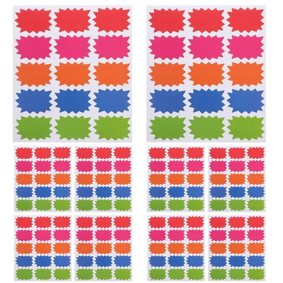 Masteelf 10 Sheets Garage Sale Stickers Writable Yard Sale Pricing Stickers Removable Adhesive Stickers for Retail Store Pricing Stickers for Garage Sale (15 Labels/Sheet)