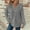 Gray plus size hoodie a1, variant on Women Plus Size Fall Winter Long Sleeve Hoodie Button Down Pullover Tops Casual Basic Sweatshirts Solid Loose Fit Tunic Blouses Cozy Fashion Tops Clothes, Green 2XL