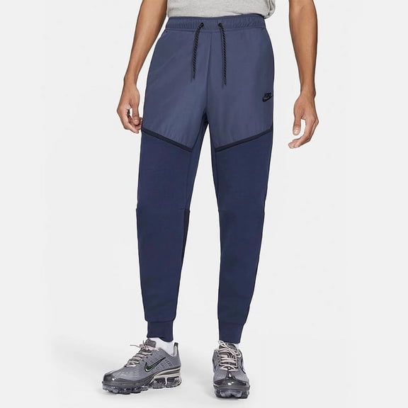 Men's Nike Navy Tech Fleece Joggers - L