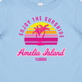 thumbnail image 4 of Inktastic Summer Enjoy the Sunshine Amelia Island Florida in Pink Boys or Girls Baby T-Shirt, 4 of 5