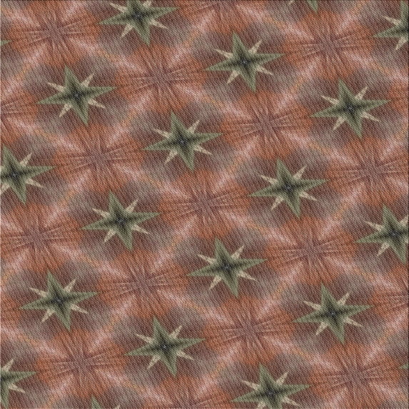 Ahgly Company Machine Washable Indoor Square Transitional Light Copper Gold Area Rugs, 4' Square