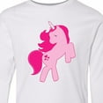 thumbnail image 4 of Inktastic Pink Unicorn Long Sleeve Youth T-Shirt, 4 of 5