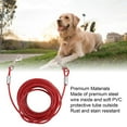 thumbnail image 3 of El Perro Del Alambre De Acero Ata La Correa Que Acampa Resistente A Las Mordeduras Del Cable Para Los Perros Pequeños, Medianos Y Grandes Al Aire Libre, 3 of 7