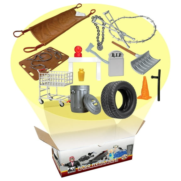 Street Fight Match Accessory Set for WWE & AEW Wrestling Action Figures