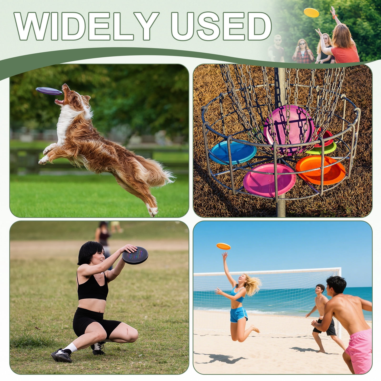 Flying Disc, Sports Flying Disc 10.7 inch & 175g & 5 Pack & Plastic & Orange with Carry Ring - Fitting for (Outdoor/Beach/Camping/Park/Pet/Pro/Beginners)