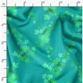 thumbnail image 2 of Soimoi Cotton Poplin Blue Fabric By the Yard - 42 Inch Wide - Maple Leaves Material - Autumnal Beauty for Home Decor Printed Fabric, 2 of 6