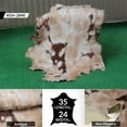 thumbnail image 6 of Premium Goat Hide Rug | Unique Multicolored Hair-on Leather with Hypoallergenic Features, 6 of 8
