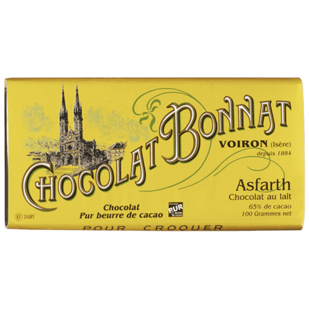 Chocolat Bonnat Asfarth 65% Milk Chocolate Bar (Best Milk Chocolate Bar In The World)