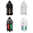 thumbnail image 3 of Naiovety 2021 nuevo candelabro europeo, portavelas colgante Vintage, farol de de cristal marroquí, decoración del hogar para bodas Iluminación y accesorios vidrio negro y colorido, 3 of 6