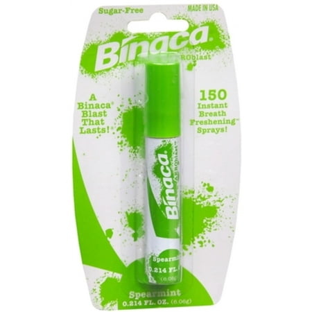 Binaca Aerosol Breath Spray SpearMint 0.20 oz