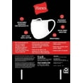 thumbnail image 4 of Hanes Wicking Cotton Masks, 10-Pack Black ONE SIZE Unisex, 4 of 5