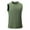 #03Army Green, variant on Men's Sleeveless Shirts Quick Dry Tank Tops for Men Athletic Gym Workout Muscle Shirts Gray S