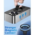 thumbnail image 4 of Soporte magnético GripMate MagSafe para celular, aro de agarre negro, 4 of 6